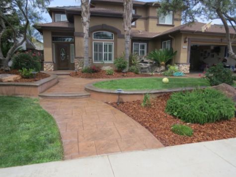 this image shows turf installation in Chino Hills