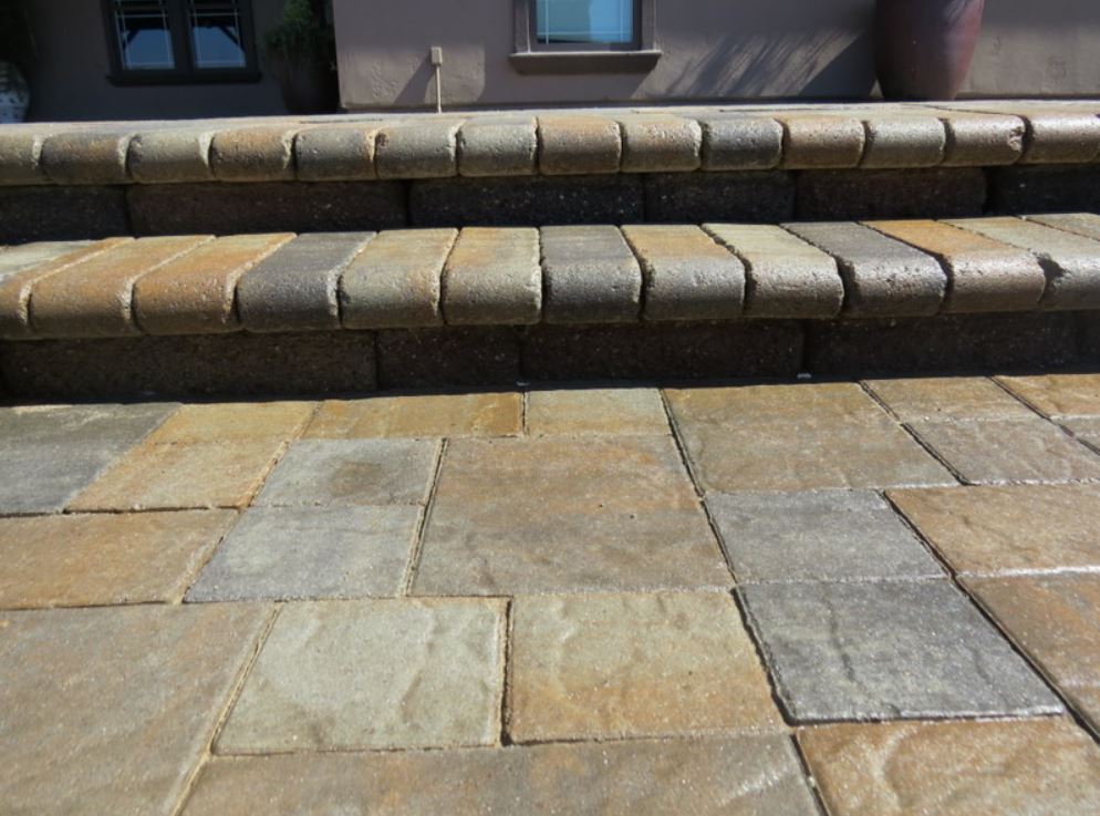 A picture of stamped concrete in Chino Hills.