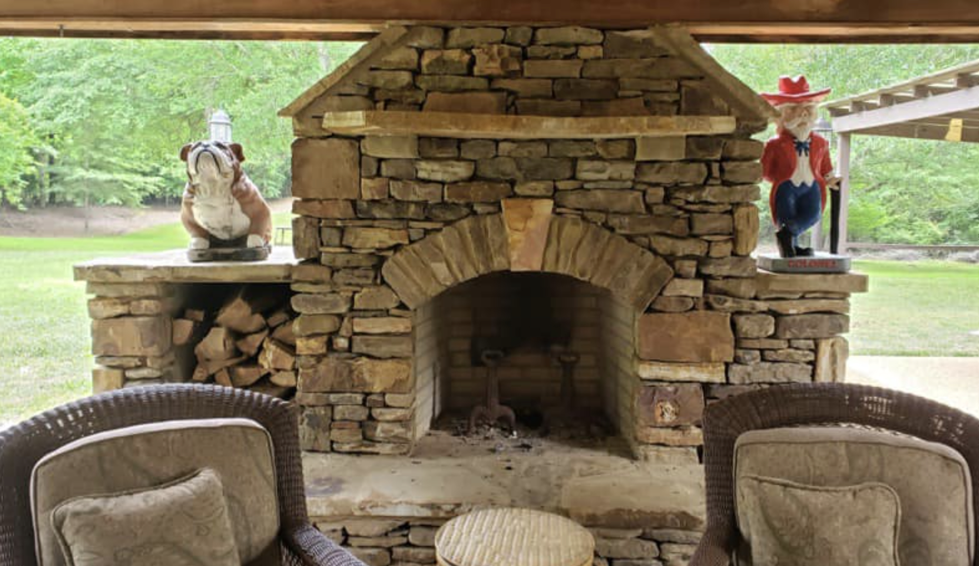 this image shows fireplace in Chino Hills, California