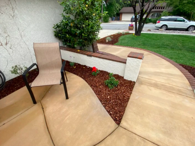 this image shows patio in Chino Hills, California